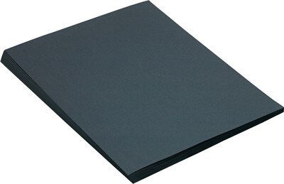 Pacon SunWorks® Construction Paper, 58 lbs., Black, 18" x 24", 50 Sheets/Pk