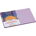 Pacon SunWorks® Construction Paper, 58 lbs., Lilac, 12 x 18, 50 Sheets/Pk