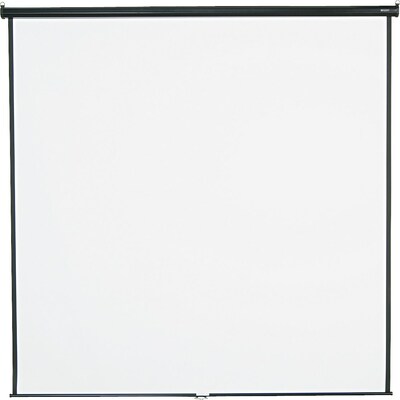 Quartet 136 Manual Tripod Projector Screen, White (696S)