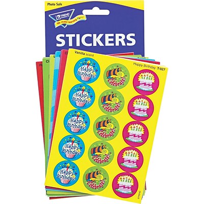 Trend Stinky Stickers Variety Pack, Seasons and Holidays, 480/Pk (T580M)