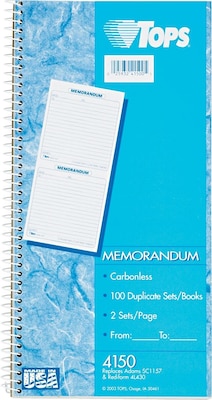 Carbonless Memo-Note Message Sets