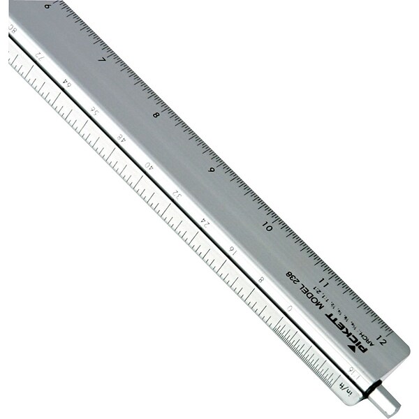 Staples Stainless Steel Ruler with Non Slip Cork Base 18 (51899)