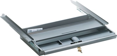 HON® Metal Center Drawer with Lock for Desks/Credenzas, 19W, Charcoal