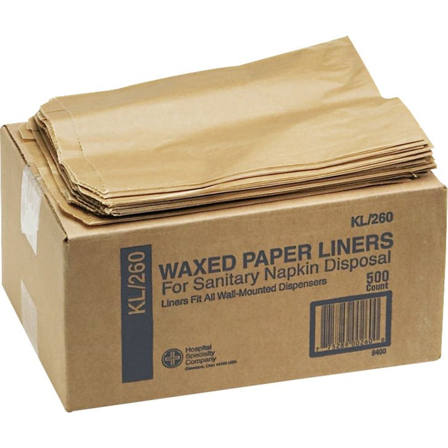 Sanitary Napkin Receptacle Liners, 500 Liners/Ctn.
