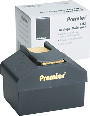 Premier Aqua Pad Envelope Moistener, 2 1/4H x 3 3/4W x 3 3/4D