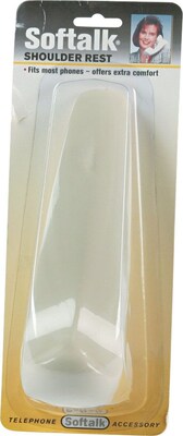Softalk® Standard Telephone Shoulder Rest , 2-5/8W, 7-1/2D, 2-1/4L, Ash (SOF115)