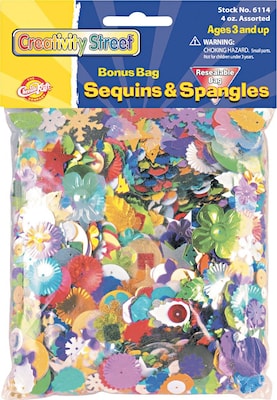 Chenille Kraft Company Creativity Street Sequins and Spangles Assortment