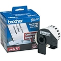 Brother DK-2113 Wide Width Continuous Film Labels, 2-4/10 x 50, Black on Clear (DK-2113)