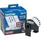Brother DK-2113 Wide Width Continuous Film Labels, 2-4/10" x 50', Black on Clear (DK-2113)