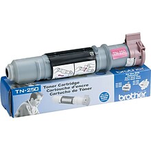 Brother TN-250 Black Standard Yield Toner Cartridge, Prints Up to 2,200 Pages