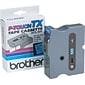 Brother P-touch TX-5511 Laminated Label Maker Tape, 1" x 50', Black On Blue (TX-5511)