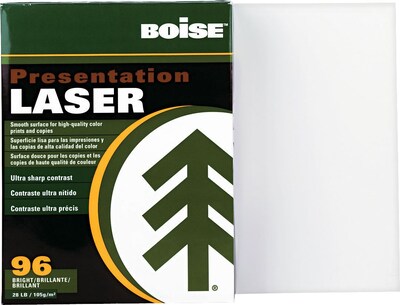 Boise POLARIS™ Premium Laser Paper, 8 1/2 x 11, White, 500/Ream (BPL-0211)