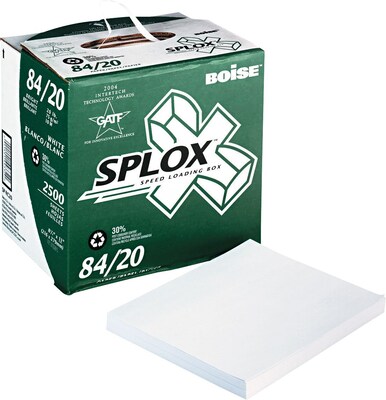 Boise ASPEN 30 SPLOX Multi-Use Paper, 8 1/2 11, White, 2500/Carton (SP-RC20)