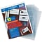 C-Line Business Card Refill Pages, Clear, 20 Cards/Page, 11 x 8 1/2, 10/Pk