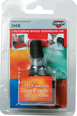 2000 Plus Ink Refills for Self-Inking Stamp Pads, Black, 24/Carton (032962-CT)