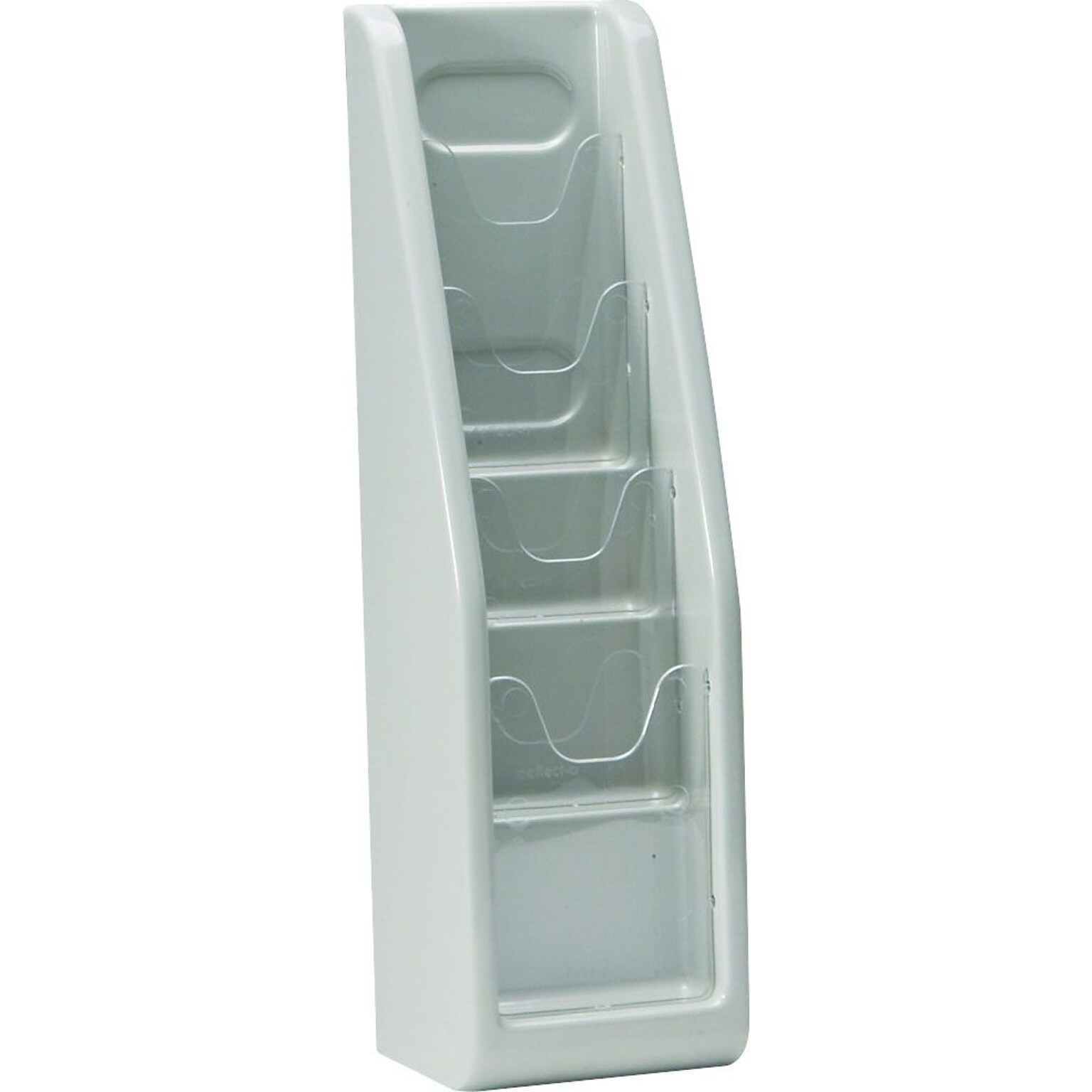 Deflecto Vacuum Formed Literature Holder, 4 Pocket