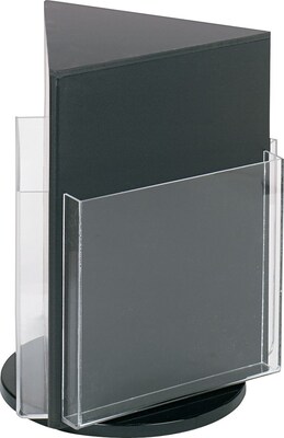 Deflect-O® Countertop Revolving Magazine Rack