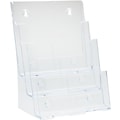 Staples® Acrylic Wall Literature Holders, 8.25 x 11.7, 3-Tier, Multi-Pocket (77301)
