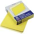 Pendaflex Two-Tone Top Tab File Folder, Yellow/Light Yellow, LETTER-size Holds 8 1/2 x 11, 100/Bx