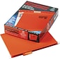 Pendaflex Reinforced Hanging File Folders, 1/5 Tab, Letter Size, Orange, 25/Box (PFX 4152 1/5 ORA)