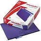 Pendaflex Reinforced Hanging File Folders, 1/5 Tab, Letter Size, Violet, 25/Box (PFX 4152 1/5 VIO)