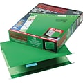 Pendaflex Reinforced Recycled Hanging File Folder, 2 Expansion, 5-Tab Tab, Letter Size, Bright Gree