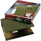 Pendaflex Reinforced Hanging File Folders, 5-Tab, 4" Expansion, Letter Size, Standard Green, 25/Box (PFX 04152x4)