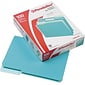 Pendaflex Interior Folders, Aqua, LETTER-size Holds 8 1/2" x 11", 100/Bx