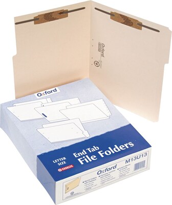 Pendaflex Reinforced Classification Folder, Letter Size, Manila, 50/Box (M13U13)