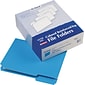 Pendaflex Reinforced Top File Folder, 1/3 Tab Cut, Blue, Letter Size, Holds 8 1/2" x 11", 100/Box (PFX R152 1/3 BLU)