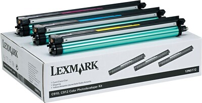 Lexmark 12N0772 Color Photo Developer Kit Cartridge, Standard