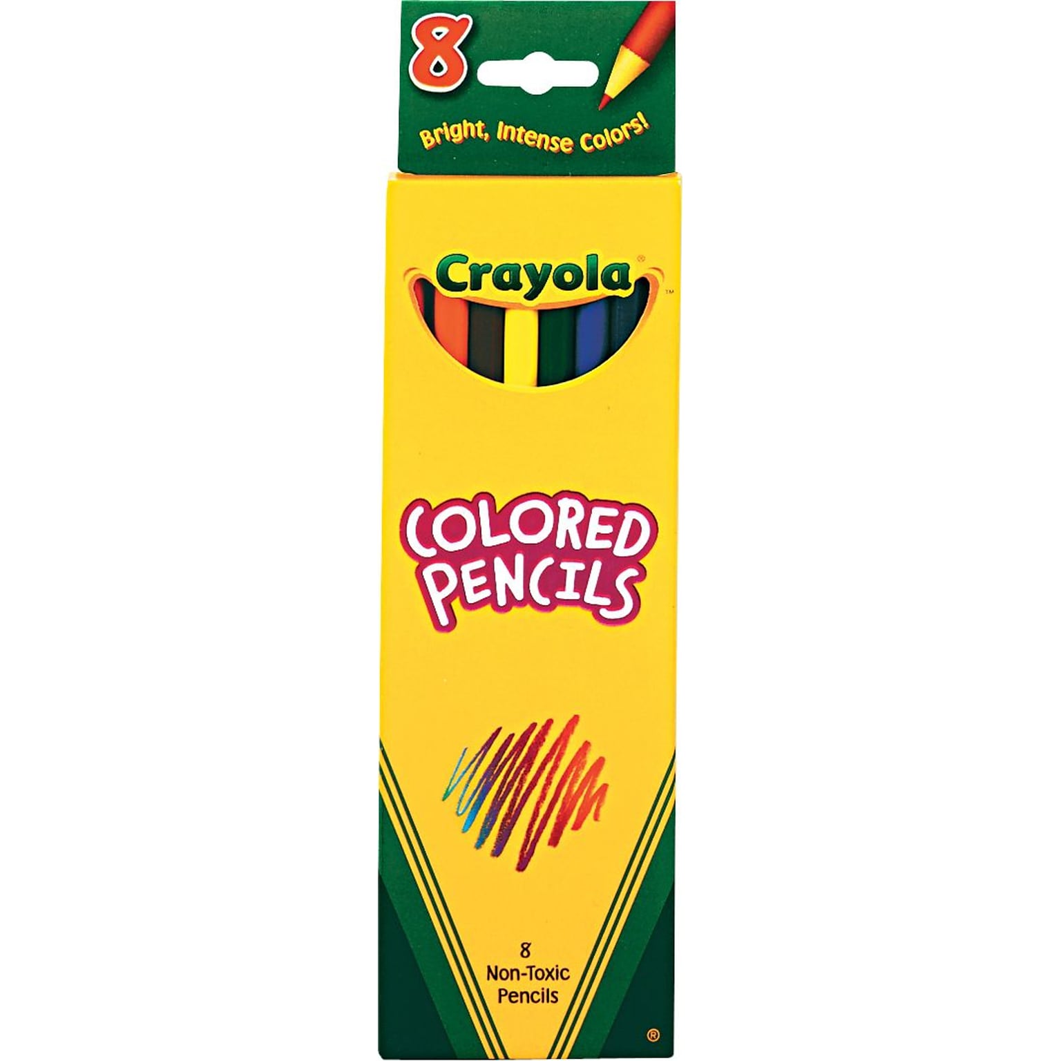 Crayola Long Colored Pencils, Assorted Colors (68-4008)