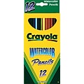 Crayola Watercolor Colored Pencils, Assorted Colors, 12/Box (68-4302)