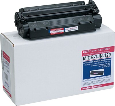 MicroMICR 15A MICR Cartridge, Black (MICRTJN120)