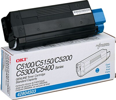 OKI 365592 Cyan Standard Yield Toner Cartridge
