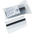 Clear Magnetic Label Holders, 6 x 2-1/2, 10/Pack