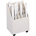 Safco® Mobile Files, for Small Roll, Tube Size: 2-3/4x2-3/4, 20 Tubes/file