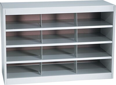 Safco Metal E-Z Stor® Project Centers; Gray; 12 Compartments
