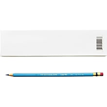 Sanford Col-Erase Pencils with Erasers, Non-Photo Blue