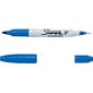 Sharpie Permanent Marker, Twin Tip, Blue (32003)