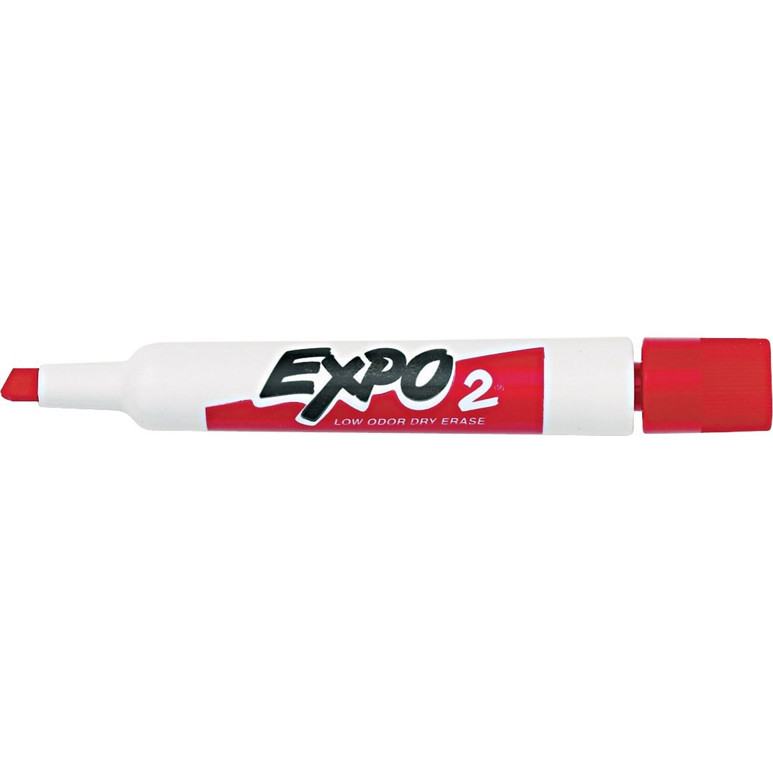 Expo Dry Erase Marker, Chisel Tip, Red Ink (80002)