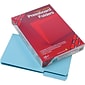 Smead® Pressboard File Folder, 1/3-Cut Tab, 1 Expansion, Legal Size, Blue, 25 per Box (22530)