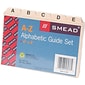 Smead Heavyweight A-Z Card Guides,  4" x 6", Manila, 25/St (56076)