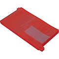 Smead Out Hanging Folder Tab, 16.625 x 9.3125, Red, 25/Box (63950)