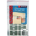Smead® Alpha-Z Color-Coded Second Letter G Labels, 10 Labels Per Sheet, Gray, 1H x 1 5/8W, 100 L