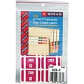 Smead® Alpha-Z Color-Coded Second Letter R Labels, 10 Labels Per Sheet, Purple, 1H x 1 5/8W, 100