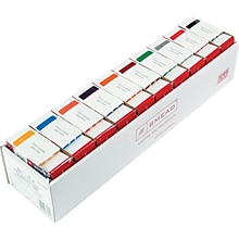 Smead DCC Identification & Color Coding Label 0-9, 1-1/2 x 1-1/2, Assorted Color, 250/Roll, 10 Rol