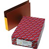 Smead 30% Recycled Reinforced File Pocket, 3 1/2 Expansion, Legal Size, Yellow/Redrope, 10/Box (746