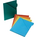 Wilson Jones ColorLife® Plus Expanding Slash Jackets, Assorted Colors, Letter size, Holds 8 1/2 x 11 Sheets, 5/Pk
