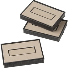 Offistamp Double Blank Dry Replacement Stamp Pads, 3/Pack (034515)